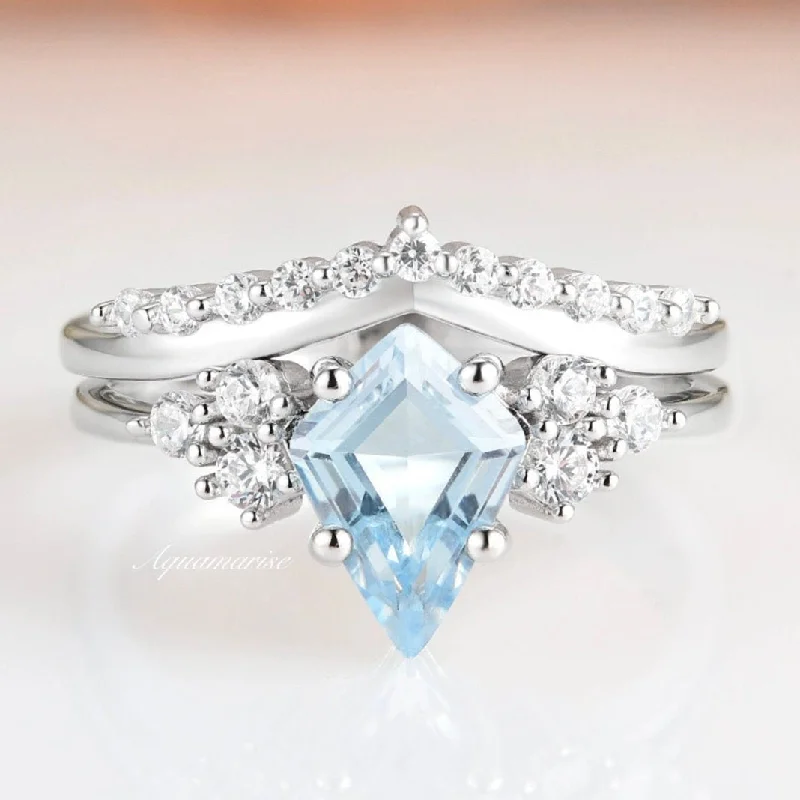 Personalized Jewelry Sale – Meaningful Gifts At Great Prices Skylar Aquamarine Ring Set- Sterling Silver Personalized Jewelry Sale – Meaningful Gifts At Great Prices Skylar Aquamarine Ring Set- Sterling Silver