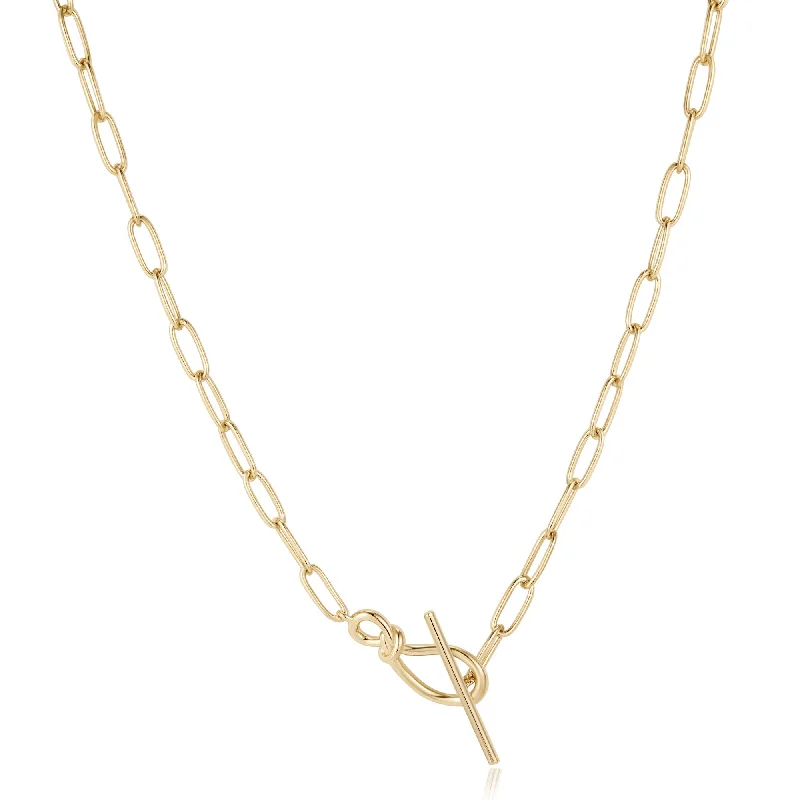 Limited-Time Offer On Elegant Jewelry Pieces Knot Toggle & Paperclip Chain Necklace Limited-Time Offer On Elegant Jewelry Pieces Knot Toggle & Paperclip Chain Necklace