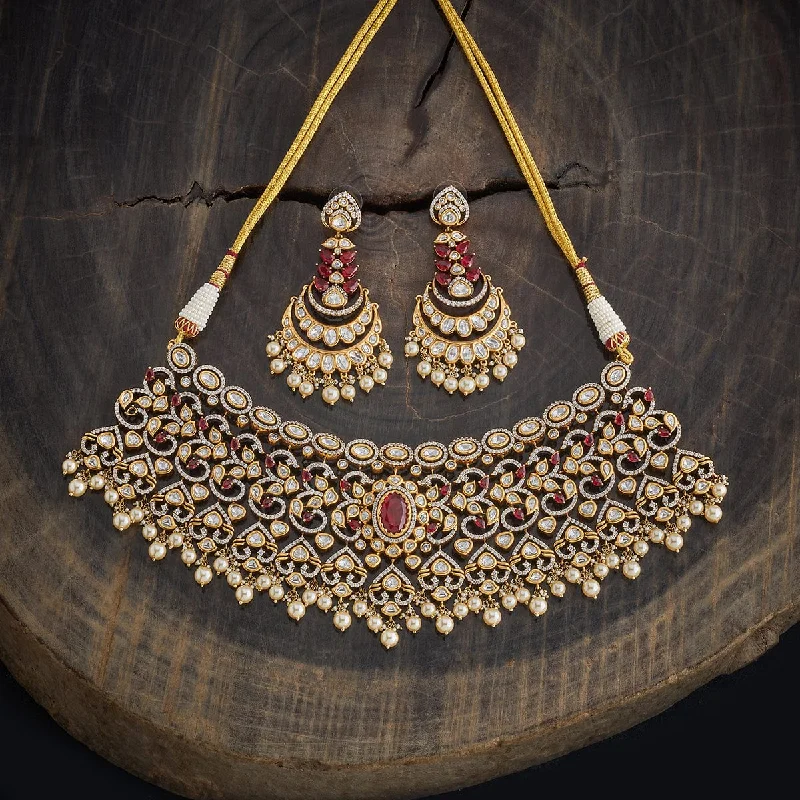 Luxury Meets Affordability – Jewelry Sale Now Live Kundan Necklace 178308