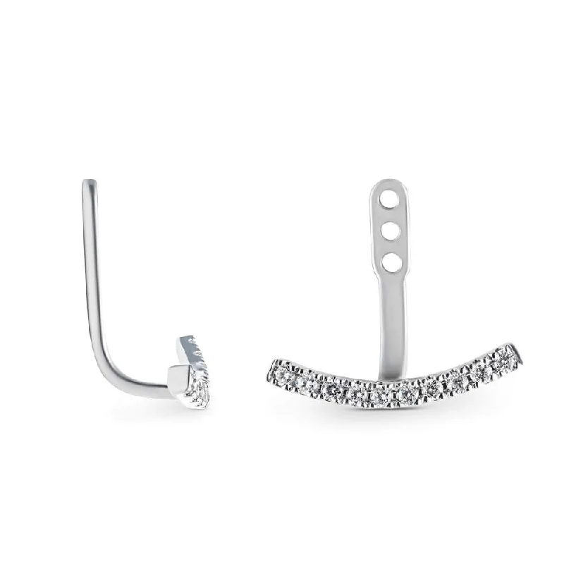 Exclusive Online Jewelry Sale – Don't Wait Curved Bar Earring Jackets