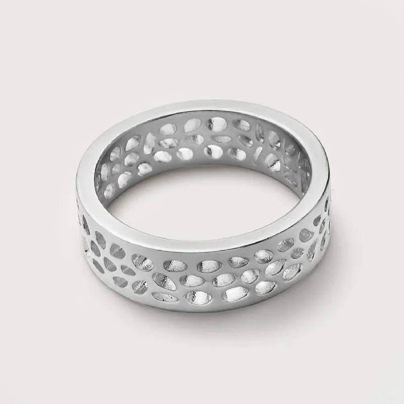 Handcrafted Jewelry Sale – Unique Designs At Low Prices Lattice Band Ring + Earring