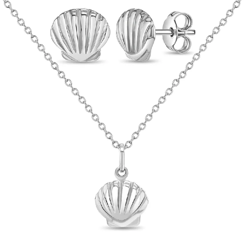 Limited-Time Jewelry Sale – Don't Miss These Deals Lustrous Seashell Kids / Children's / Girls Jewelry Set - Sterling Silver Limited-Time Jewelry Sale – Don't Miss These Deals Lustrous Seashell Kids / Children's / Girls Jewelry Set - Sterling Silver