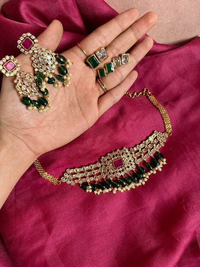 Limited-Stock Jewelry Sale – Shop Before It's Gone Maanushi Kundan Interchangables