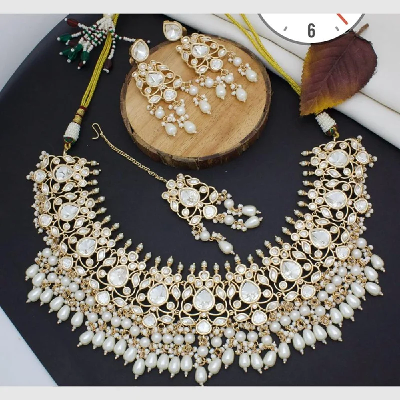 Seasonal Jewelry Deals – Elevate Your Style Manisha Jewellery Gold Plated Crystal Stone Necklace Set Seasonal Jewelry Deals – Elevate Your Style Manisha Jewellery Gold Plated Crystal Stone Necklace Set