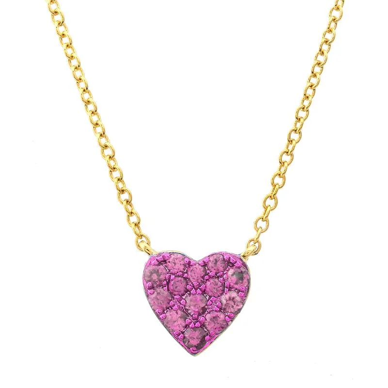 Handcrafted Beauty At Affordable Prices MANNY PINK HEART NECKLACE