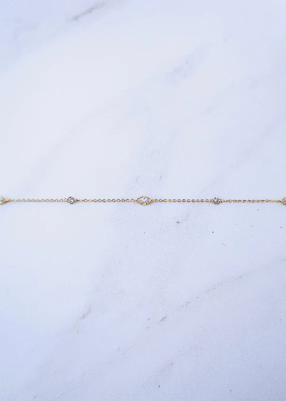 Marquise Bezel Waist Chain