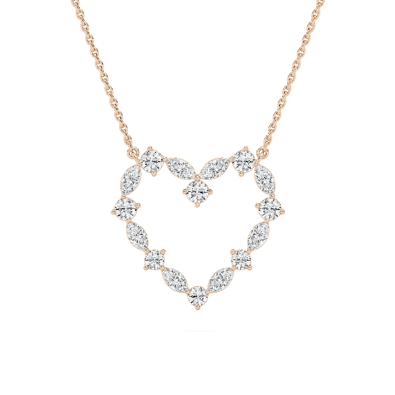 Trending Jewelry Now At Unbeatable Prices Marquise Heart Necklace
