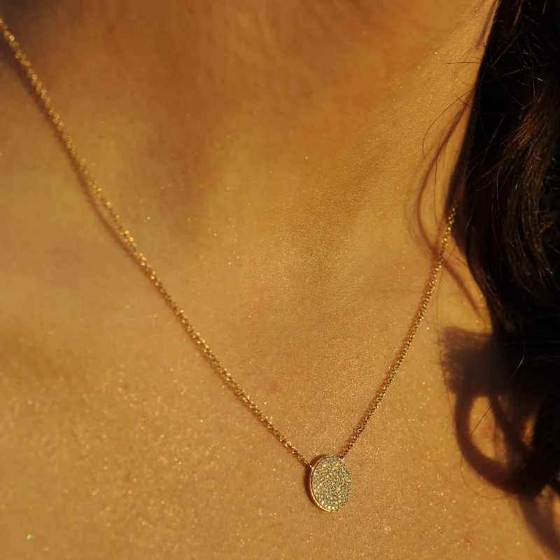 Stunning Jewelry At A Fraction Of The Price MEADOW DIAMOND DISC CHAIN NECKLACE