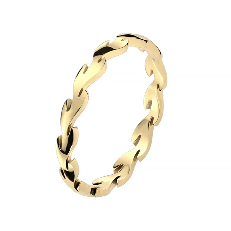 Delicate Crystal Jewelry For Sophisticated Charm Mister Eternity Leaf Ring