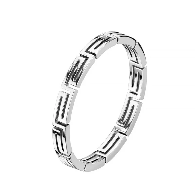 Customized Silver Jewelry For Unique Style Mister Maze Ring