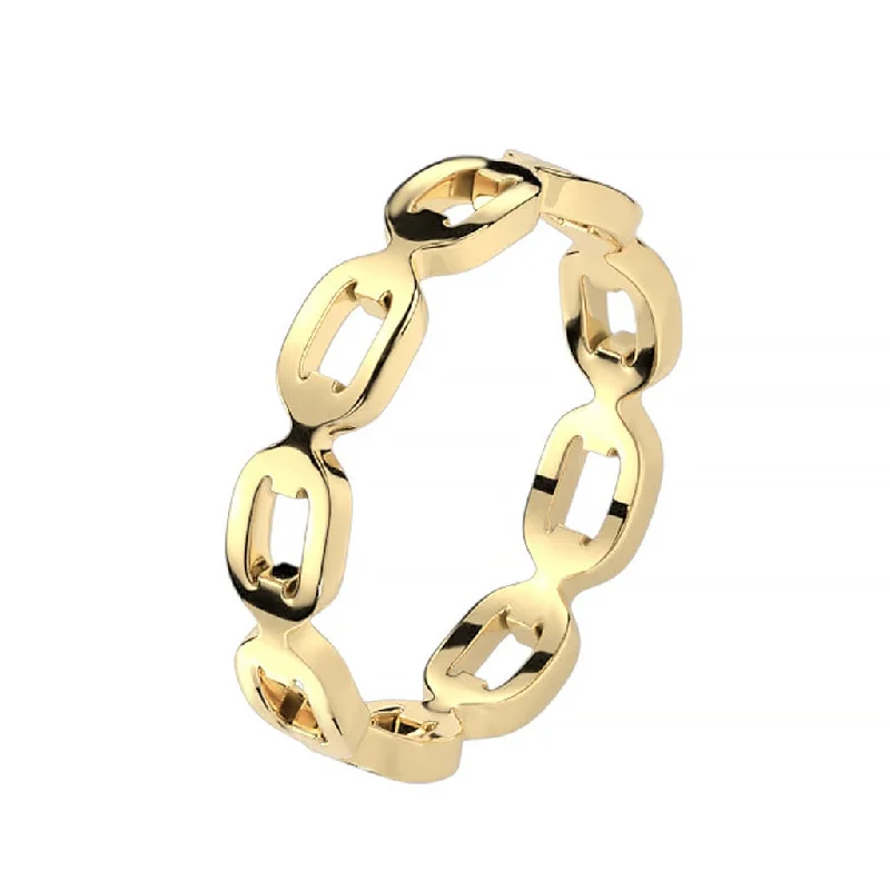 Handmade Pearl Jewelry For Timeless Elegance Mister Oval Link Ring