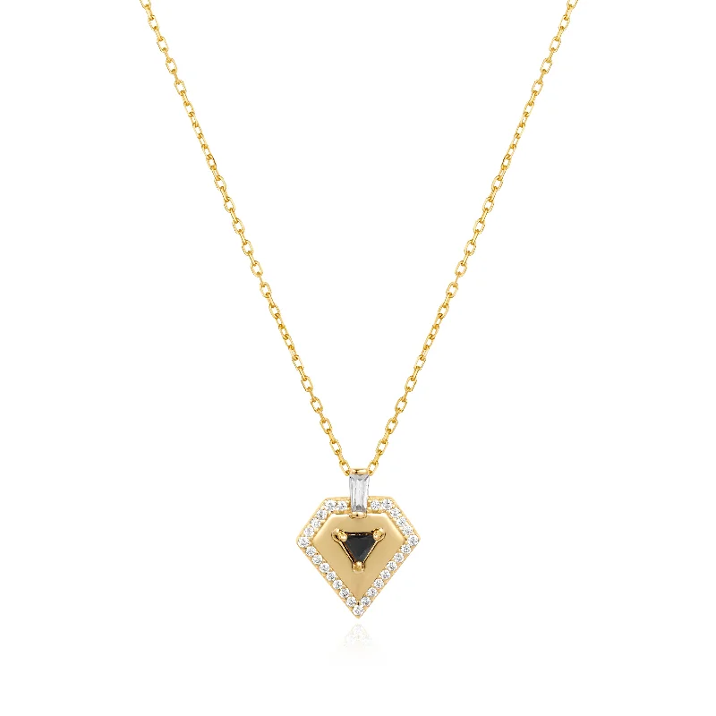 Discounted Luxury Jewelry – Shine Without The Splurge Gold Geometric Necklace