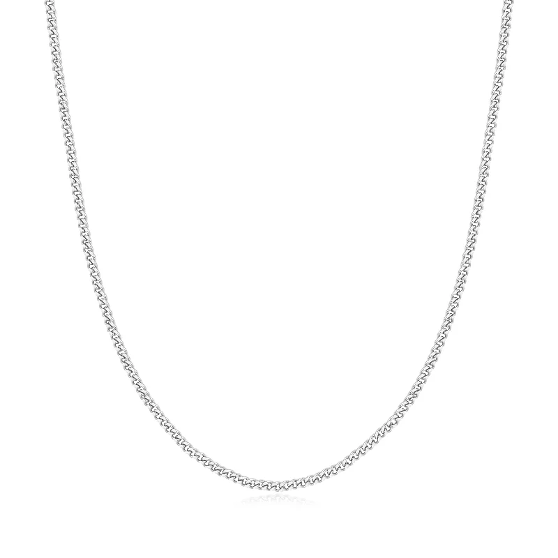 Exclusive Jewelry Bundles At Discounted Rates Silver Shiny Curb Necklace