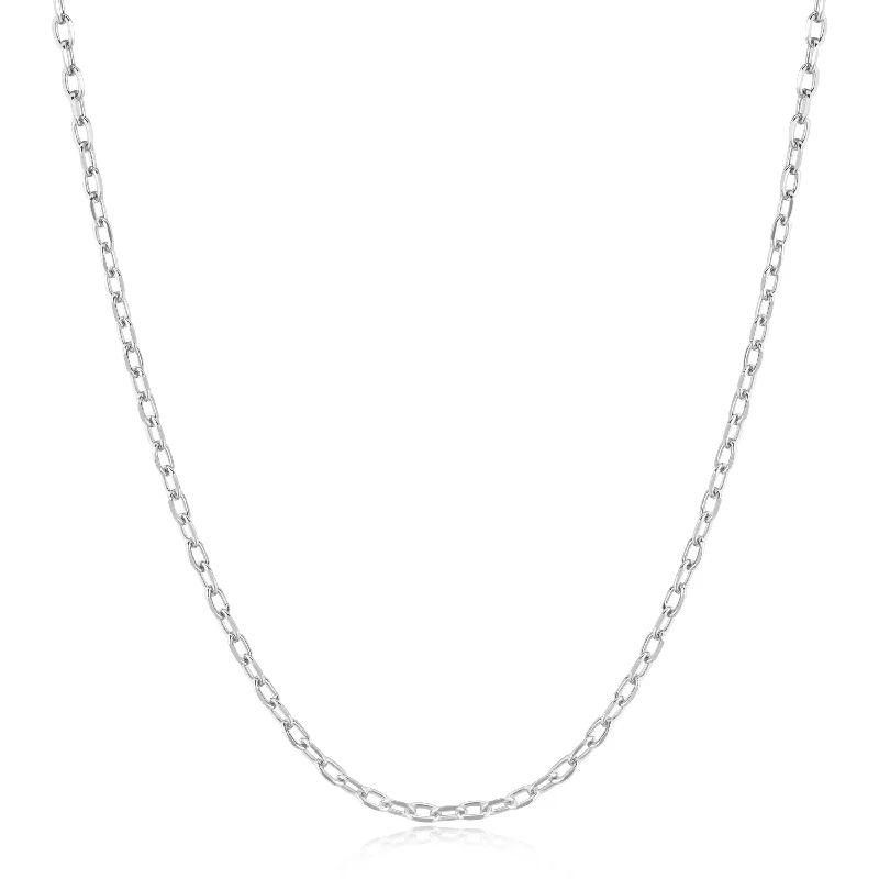 Personalized Jewelry Sale – Meaningful Gifts At Great Prices Silver Rectangle Link Chain Necklace Personalized Jewelry Sale – Meaningful Gifts At Great Prices Silver Rectangle Link Chain Necklace