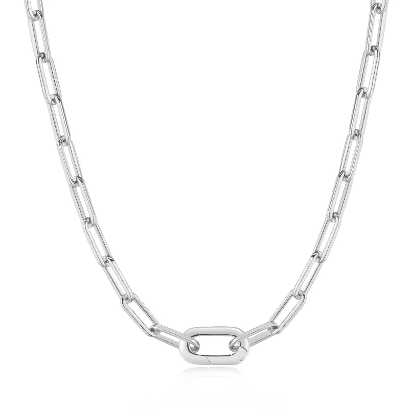 Exclusive Jewelry Offers – Shine For Less Silver Linked Chunky Chain Necklace