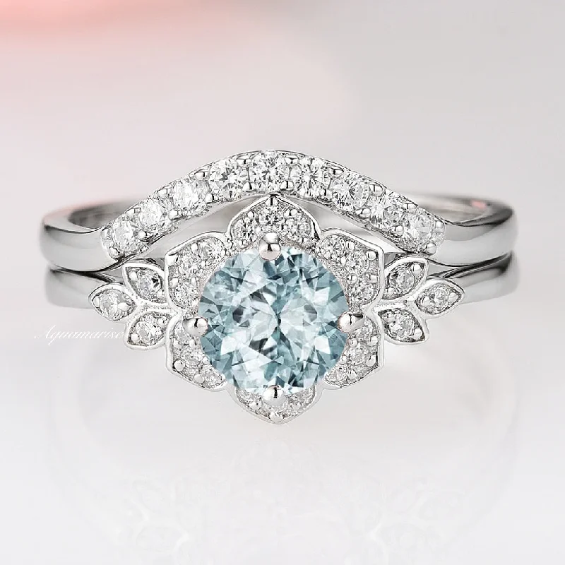 Jewelry Deals That Sparkle – Shop Today Jasmine Aquamarine Ring Set- Sterling Silver Jewelry Deals That Sparkle – Shop Today Jasmine Aquamarine Ring Set- Sterling Silver