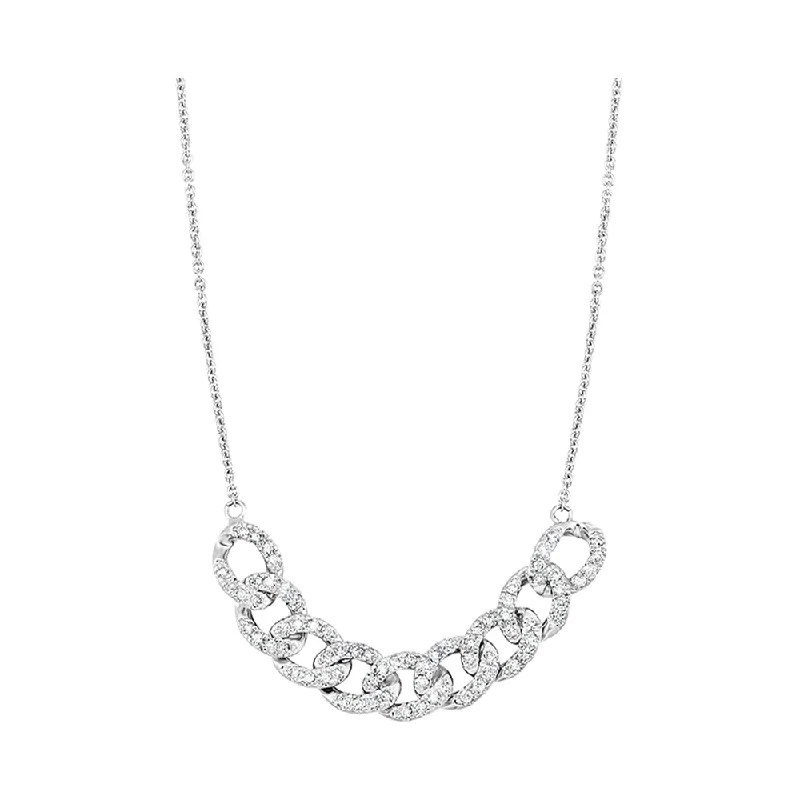 Shop Trending Jewelry With Exclusive Savings 10KT WHITE GOLD DIAMOND (5/8CTW) NECKLACE Shop Trending Jewelry With Exclusive Savings 10KT WHITE GOLD DIAMOND (5/8CTW) NECKLACE