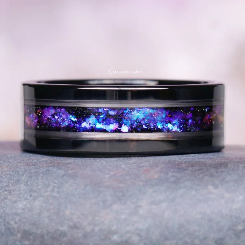 Luxury Jewelry Now At Special Promotional Rates Orion Nebula™ Wedding Band- 8MM Black Tungsten Luxury Jewelry Now At Special Promotional Rates Orion Nebula™ Wedding Band- 8MM Black Tungsten