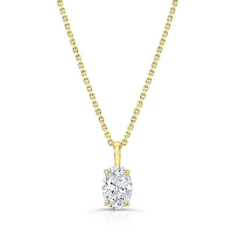 Shop Dazzling Rings, Earrings, And More At Special Discounts Oval Diamond Solitaire Pendant In A 14k Yellow Gold Fleur De Lis Setting, 2ct. T.w. (hi, Si1-si2) Shop Dazzling Rings, Earrings, And More At Special Discounts Oval Diamond Solitaire Pendant In A 14k Yellow Gold Fleur De Lis Setting, 2ct. T.w. (hi, Si1-si2)