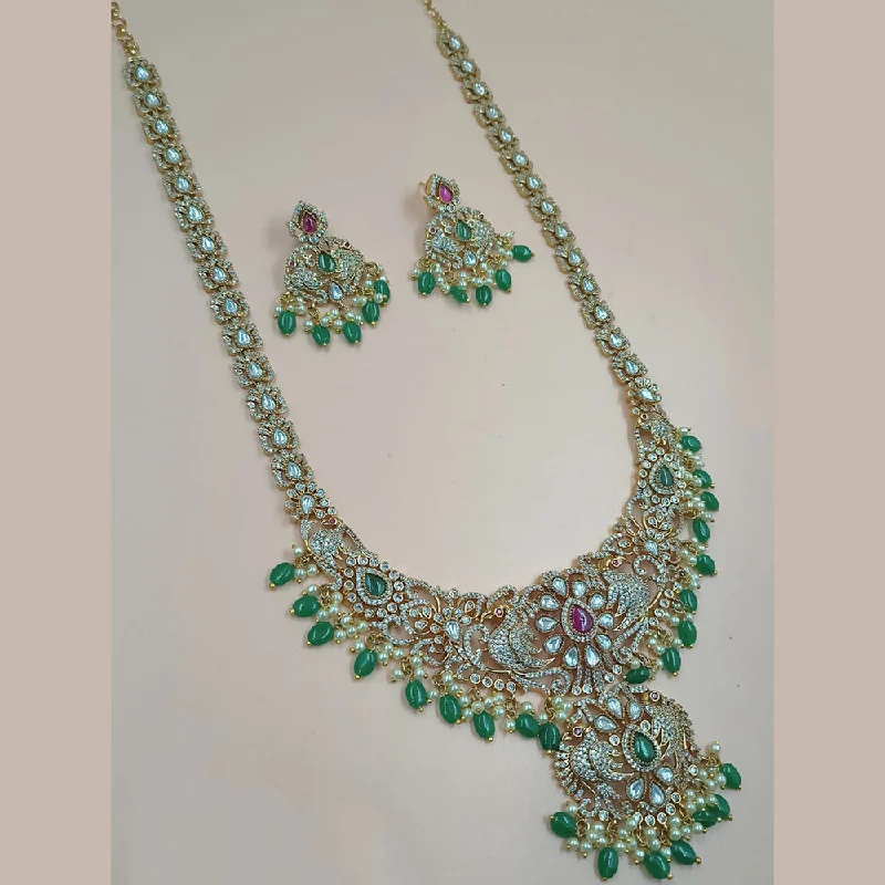 Flash Jewelry Sale – Get Stunning Pieces At Low Prices Padmawati Bangles Gold Plated AD Stone And Beads Necklace Set Flash Jewelry Sale – Get Stunning Pieces At Low Prices Padmawati Bangles Gold Plated AD Stone And Beads Necklace Set