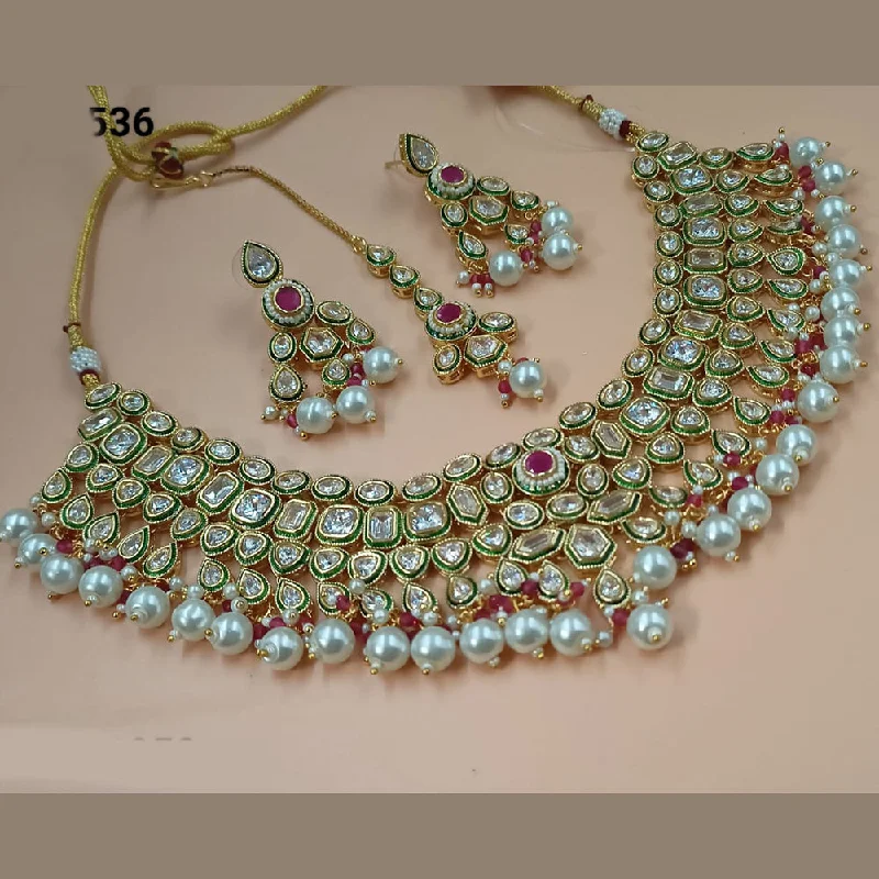 Save On Luxury Jewelry Pieces – Limited-Time Offers Padmawati Bangles Gold Plated Ploki Kundan And Pearls Necklace Set Save On Luxury Jewelry Pieces – Limited-Time Offers Padmawati Bangles Gold Plated Ploki Kundan And Pearls Necklace Set