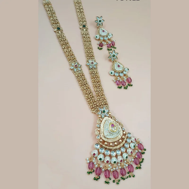 Unique Jewelry For Less – Shop The Sale Now Padmawati Bangles Gold Plated Pota Stone And Beads Meenakari Long Necklace Set Unique Jewelry For Less – Shop The Sale Now Padmawati Bangles Gold Plated Pota Stone And Beads Meenakari Long Necklace Set