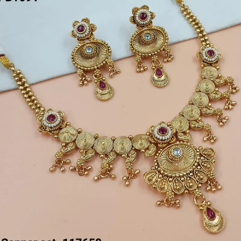 Buy More, Save More – Special Jewelry Discounts Padmawati Bangles Gold Plated Pota Stone Necklace Set Buy More, Save More – Special Jewelry Discounts Padmawati Bangles Gold Plated Pota Stone Necklace Set
