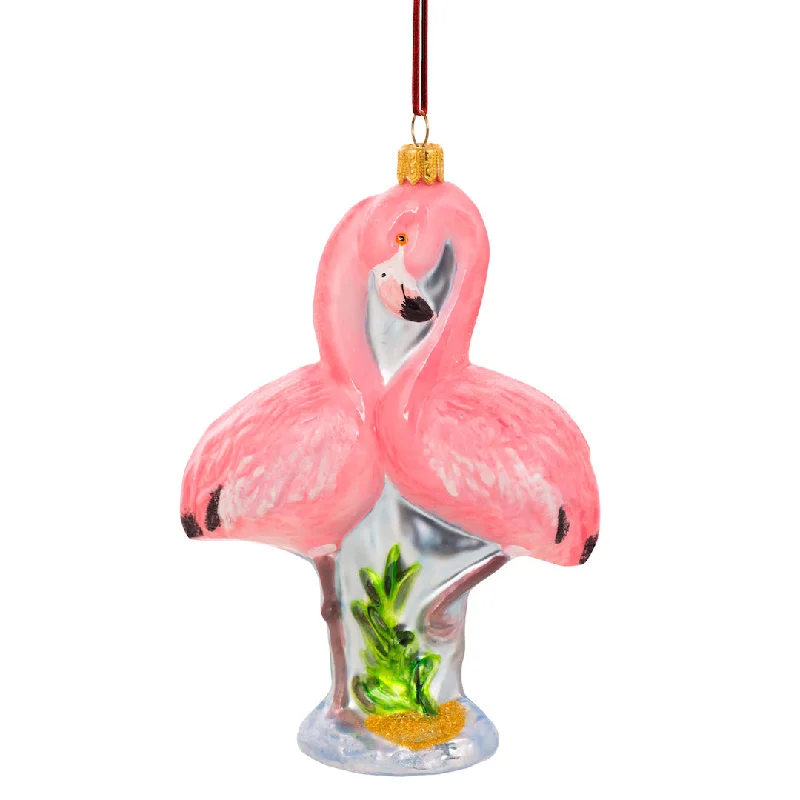 Must-Have Jewelry At Irresistible Discounts Pair of Flamingos Ornament