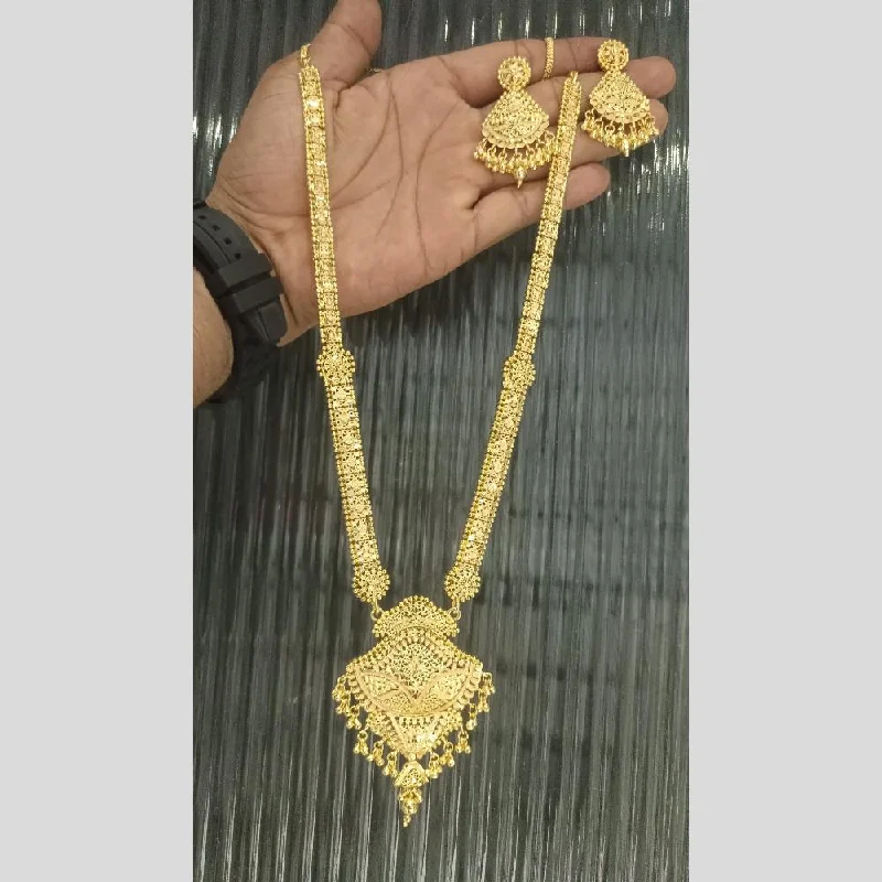 Luxury Handcrafted Jewelry For Elegant Looks Pari Art Jewellery Forming Long Necklace Set Luxury Handcrafted Jewelry For Elegant Looks Pari Art Jewellery Forming Long Necklace Set