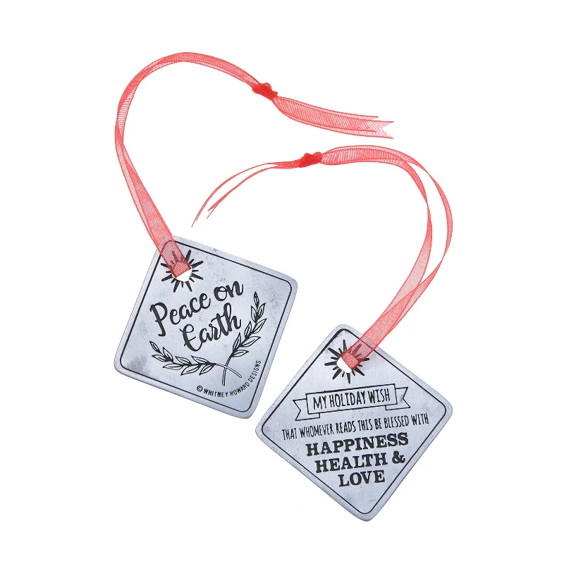 Exclusive Gemstone Jewelry At Special Prices Peace on Earth Holiday Ornament