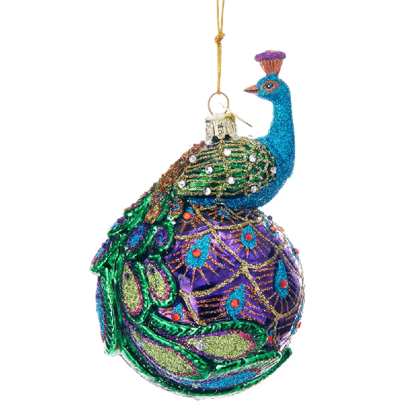 Trending Jewelry Styles Now At Limited-Time Discounts Peacock on Ball Ornament