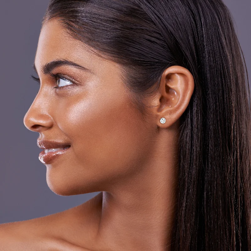 The Jewelry Sale You've Been Waiting For Is Here Platinum Bezel Set Round Brilliant Diamond Stud Earrings (0.5 Ct. T.w., Vs1-vs2 Clarity, H-i Color) The Jewelry Sale You've Been Waiting For Is Here Platinum Bezel Set Round Brilliant Diamond Stud Earrings (0.5 Ct. T.w., Vs1-vs2 Clarity, H-i Color)