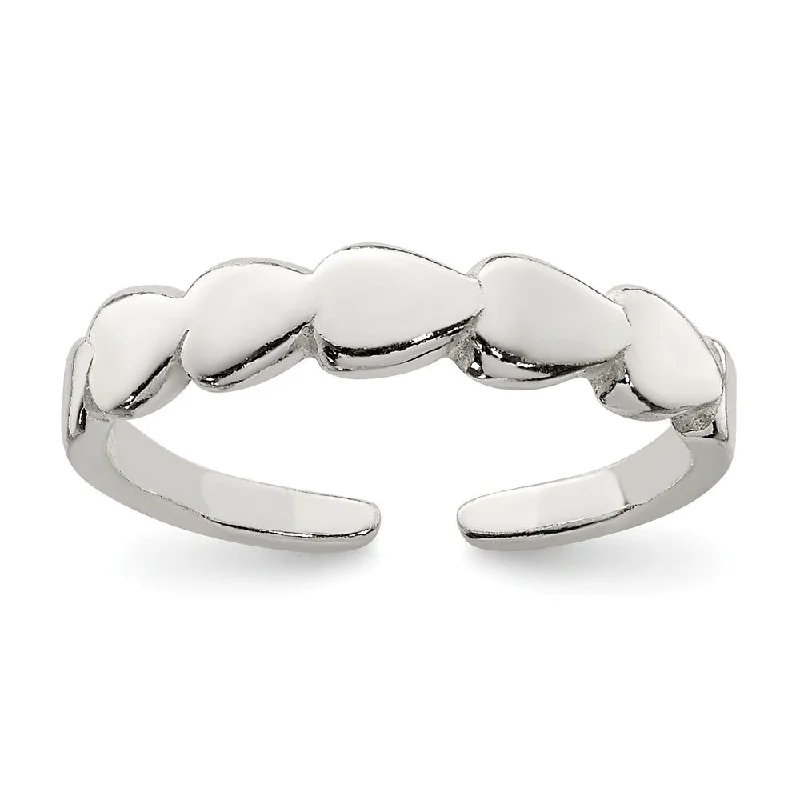 Exclusive Jewelry Sale Event – Shop Now Polished Toe Ring in Sterling Silver