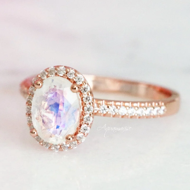 Flash Sale On Elegant Jewelry – Don't Miss Out Iris Rainbow Moonstone Ring- 14K Rose Gold Vermeil Flash Sale On Elegant Jewelry – Don't Miss Out Iris Rainbow Moonstone Ring- 14K Rose Gold Vermeil