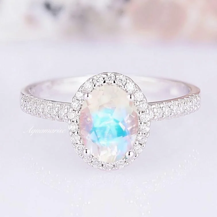 Unique Jewelry For Less – Shop The Sale Now Iris Natural Rainbow Moonstone Ring- Sterling Silver Unique Jewelry For Less – Shop The Sale Now Iris Natural Rainbow Moonstone Ring- Sterling Silver