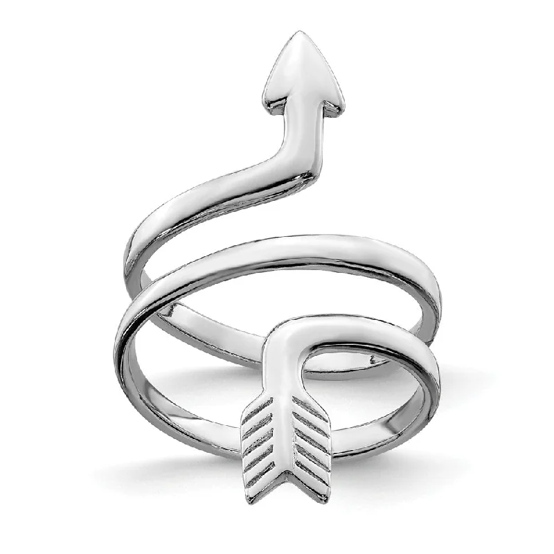 Timeless Jewelry At Special Discount Rates Rhodium Plated Sterling Silver Arrow Wrap Toe Ring Timeless Jewelry At Special Discount Rates Rhodium Plated Sterling Silver Arrow Wrap Toe Ring