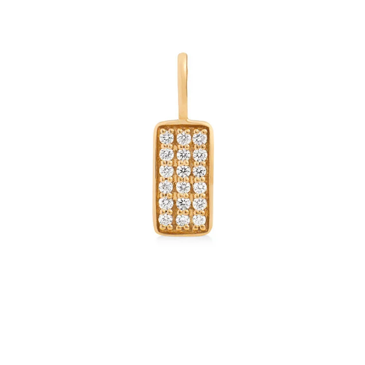 Exclusive Savings On Timeless Jewelry Pieces Rock Square 18K Gold Pendant w. Diamonds Exclusive Savings On Timeless Jewelry Pieces Rock Square 18K Gold Pendant w. Diamonds