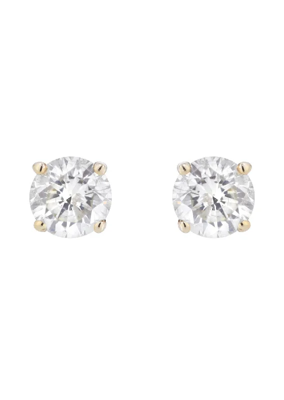 Round Diamond Stud Earrings | 1.15 Carats