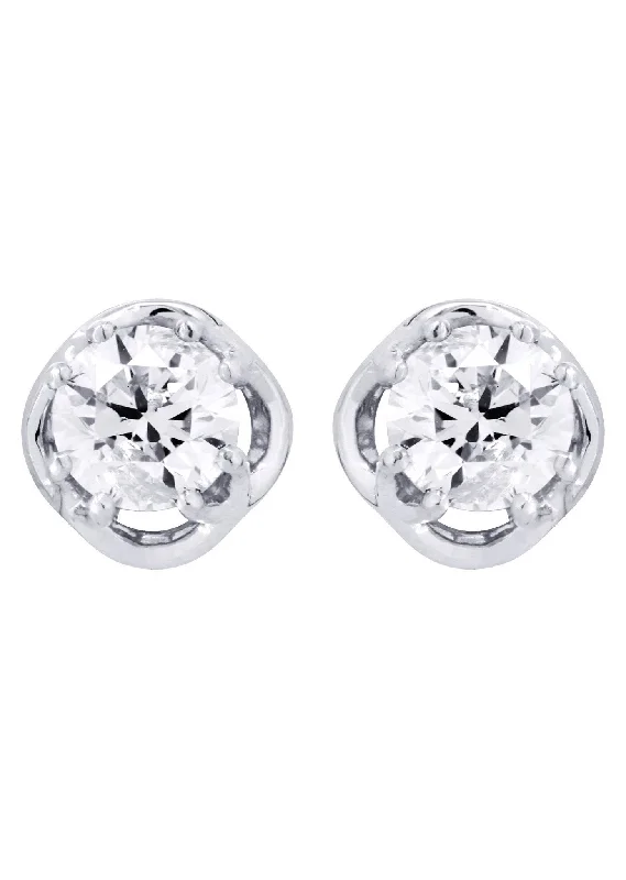 Round Diamond Stud Earrings | 1.35 Carats