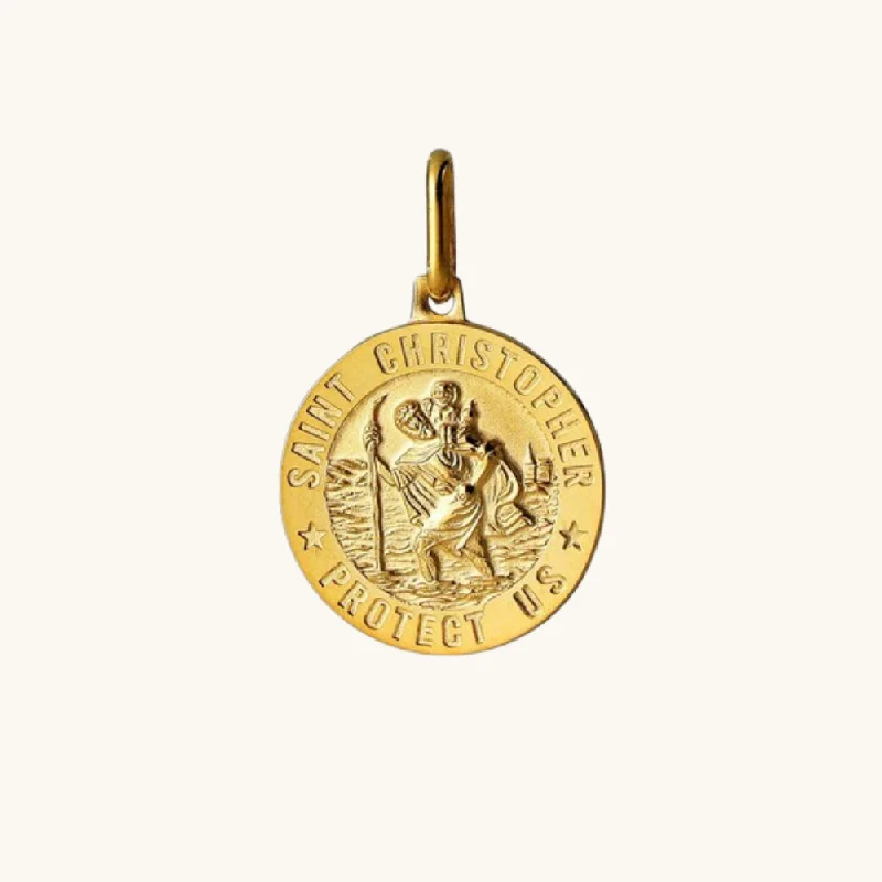 Unbeatable Offers On Luxury And Everyday Jewelry Saint Christopher Medallion Pendant