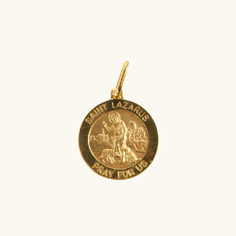 Saint Lazarus Medallion Pendant