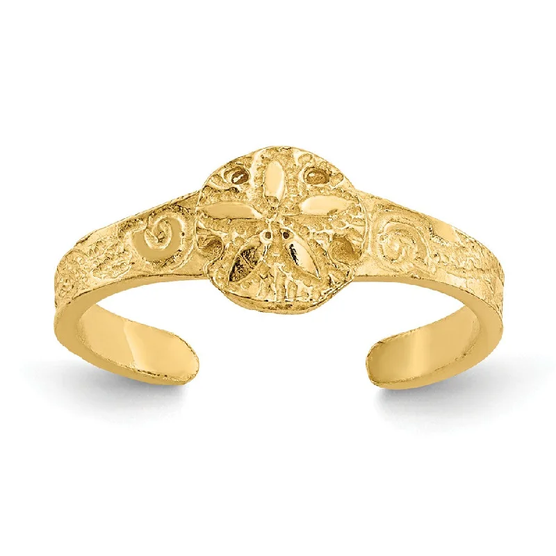 Luxury Meets Affordability – Jewelry Sale Now Live Sand Dollar Toe Ring in 14 Karat Gold Luxury Meets Affordability – Jewelry Sale Now Live Sand Dollar Toe Ring in 14 Karat Gold