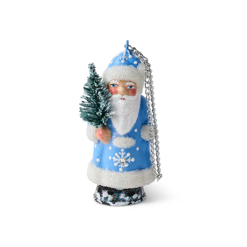 Fashion-Forward Jewelry At Incredible Prices Santa in Snowflake Coat Ornament