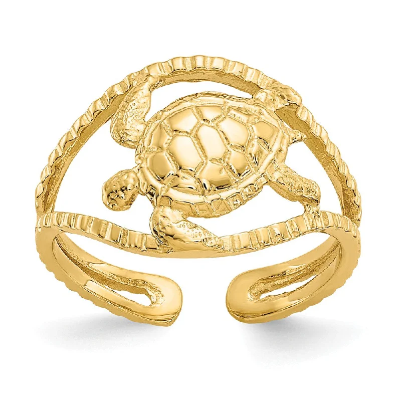 Unlock Unbeatable Jewelry Deals Before They’Re Gone Sea Turtle Toe Ring in 14K Yellow Gold Unlock Unbeatable Jewelry Deals Before They’Re Gone Sea Turtle Toe Ring in 14K Yellow Gold