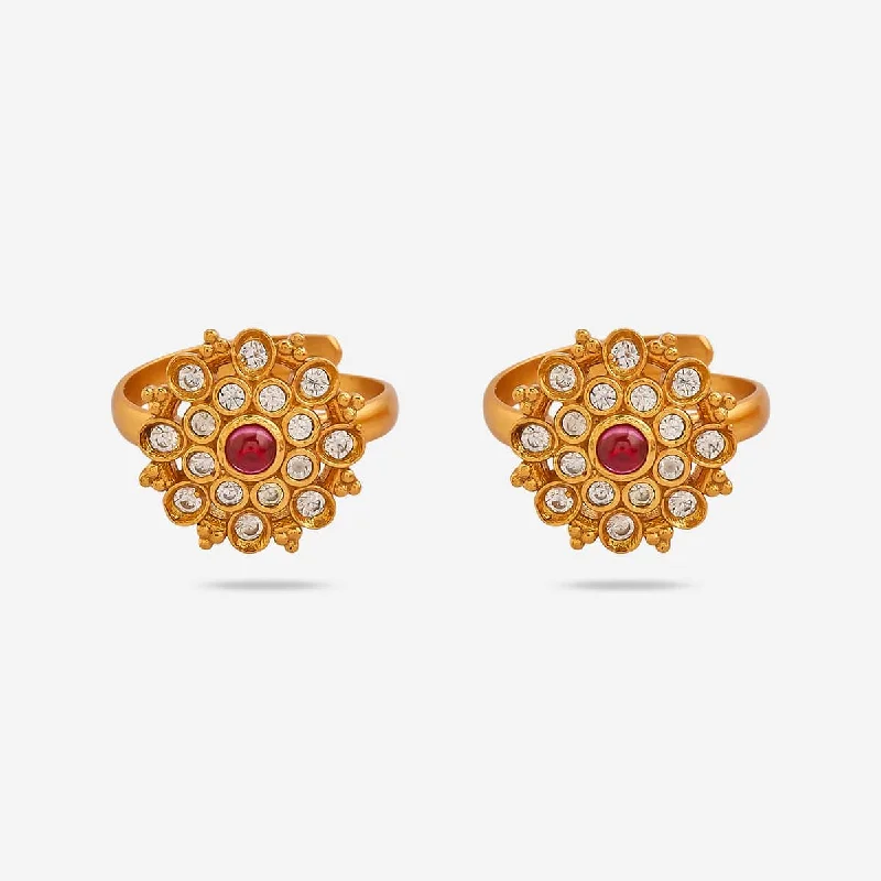 Timeless Elegance At Unbelievable Discounts Silver Temple Toe Ring 165684