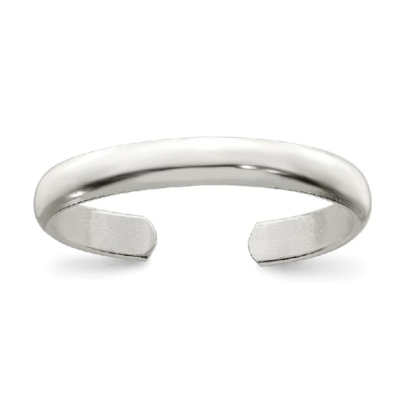 Last Chance To Shop High-End Jewelry At Markdown Prices Simple Sterling Silver Toe Ring Last Chance To Shop High-End Jewelry At Markdown Prices Simple Sterling Silver Toe Ring