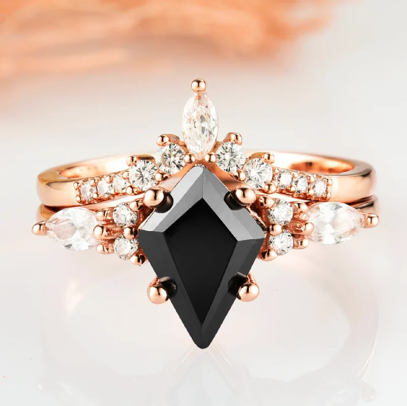 Timeless Beauty, Unbeatable Deals – Jewelry Sale On Skye Kite™ Black Diamond Ring Set- 14K Rose Gold Vermeil Timeless Beauty, Unbeatable Deals – Jewelry Sale On Skye Kite™ Black Diamond Ring Set- 14K Rose Gold Vermeil