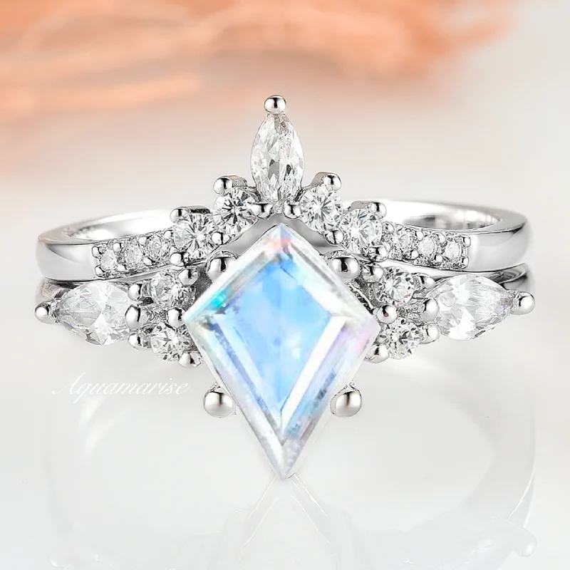 Fashion-Forward Jewelry At Incredible Prices Skye Kite™ Kite Moonstone Ring Set- Sterling Silver Fashion-Forward Jewelry At Incredible Prices Skye Kite™ Kite Moonstone Ring Set- Sterling Silver