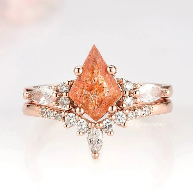 High-End Jewelry, Now More Affordable Than Ever Skye Kite™ Kite Natural Sunstone Ring Set- 14K Rose Gold Vermeil High-End Jewelry, Now More Affordable Than Ever Skye Kite™ Kite Natural Sunstone Ring Set- 14K Rose Gold Vermeil