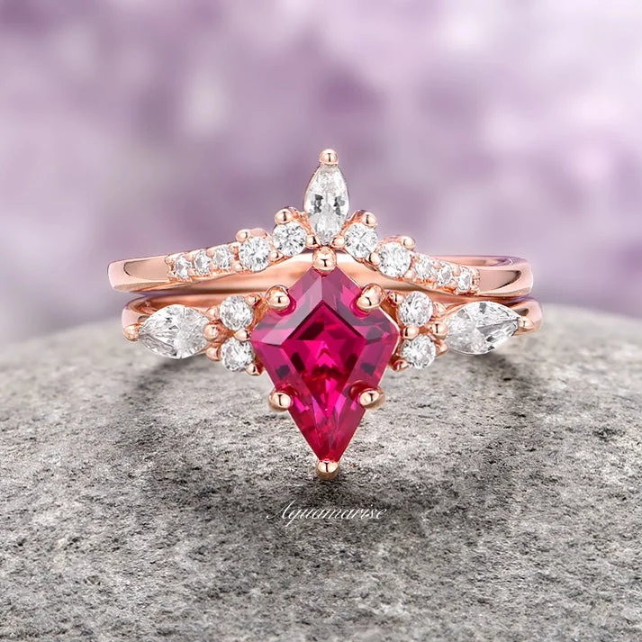 Grab Exquisite Jewelry At The Lowest Prices Skye Kite™ Ruby Ring Set- 14K Rose Gold Vermeil Grab Exquisite Jewelry At The Lowest Prices Skye Kite™ Ruby Ring Set- 14K Rose Gold Vermeil
